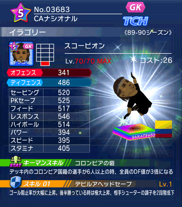 No.03683　イラゴリー【89-90LL】