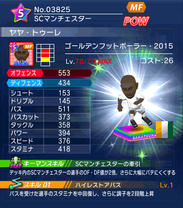 No.03825　ヤヤ・トゥーレ【GFB15】