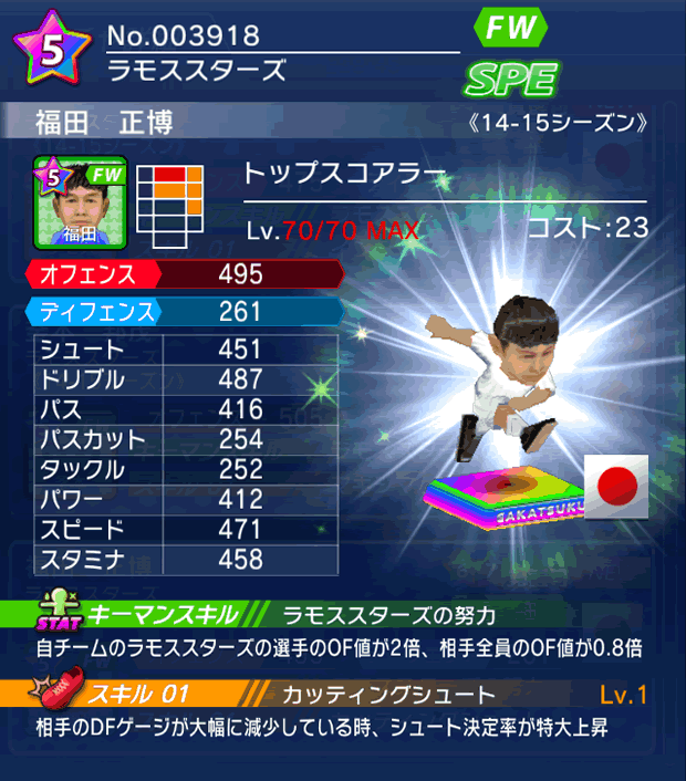 No.03918　福田正博【14-15】