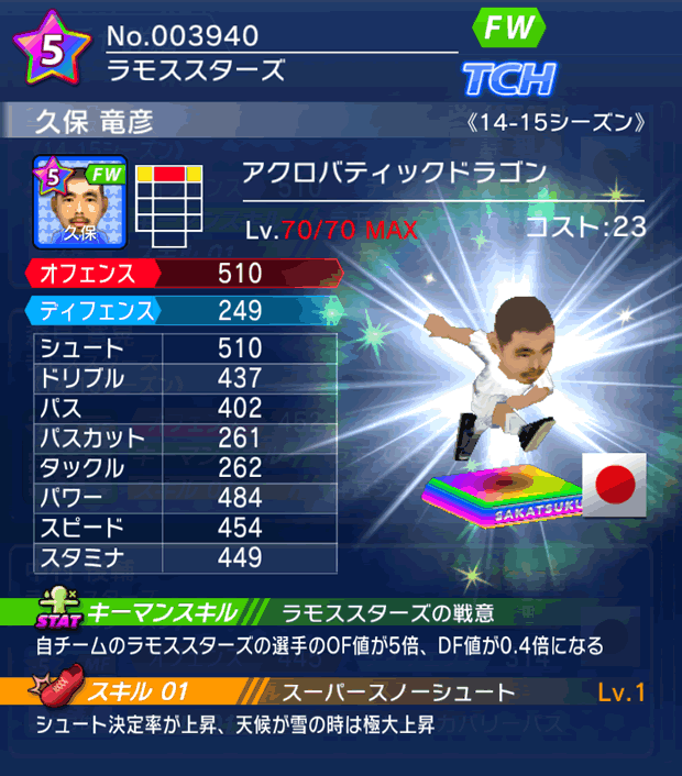 No.03940　久保竜彦【14-15】