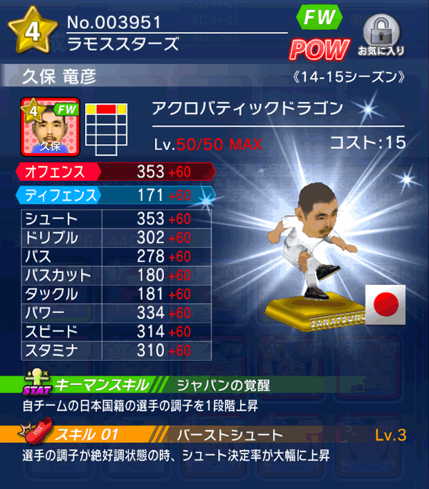 No.03951　久保竜彦【14-15】