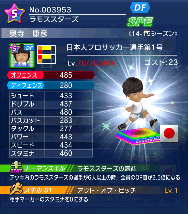 No.03953 奥寺康彦【14-15】