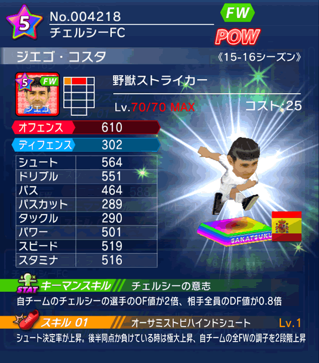 No.04218 ジエゴ・コスタ【15-16】