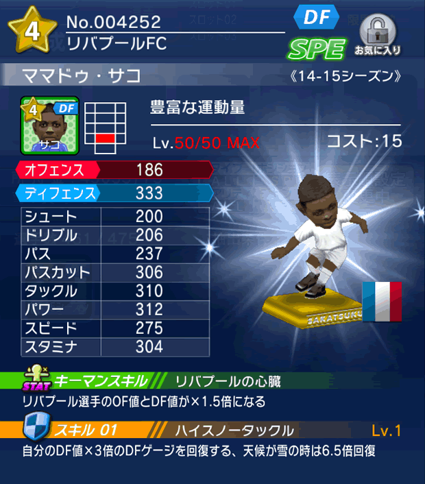 No.04252　ママドゥ・サコ【14-15】