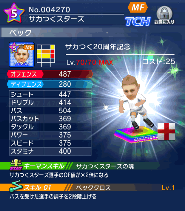 No.04270 ベック【サカつく20th】