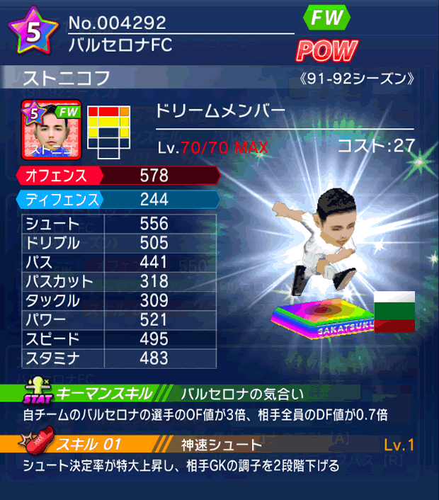 No.04292　ストニコフ【91-92G】