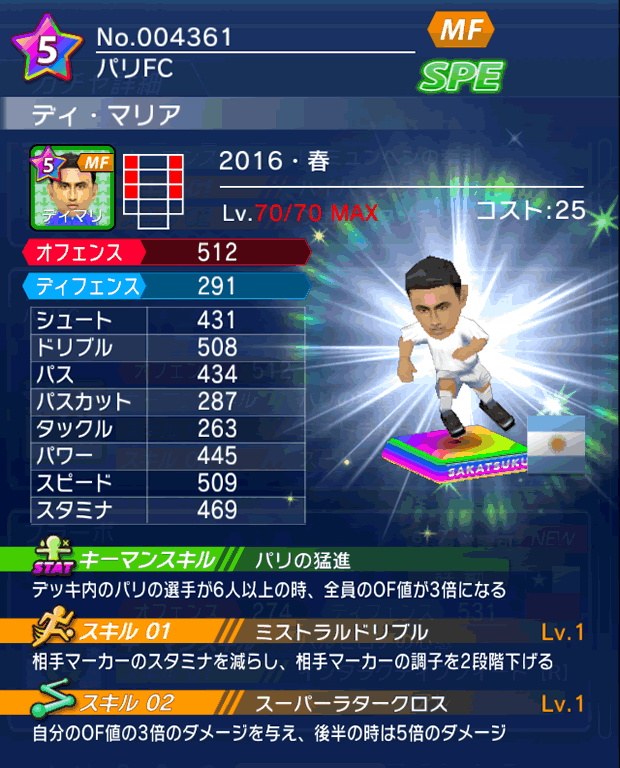 No.04361　ディ・マリア【16・春】