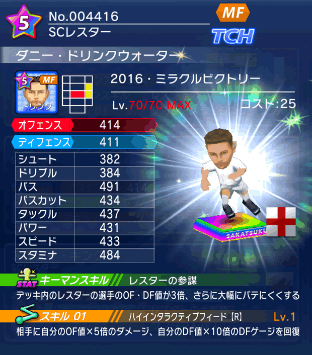 No.04416　ダニー・ドリンクウォーター【16・V】