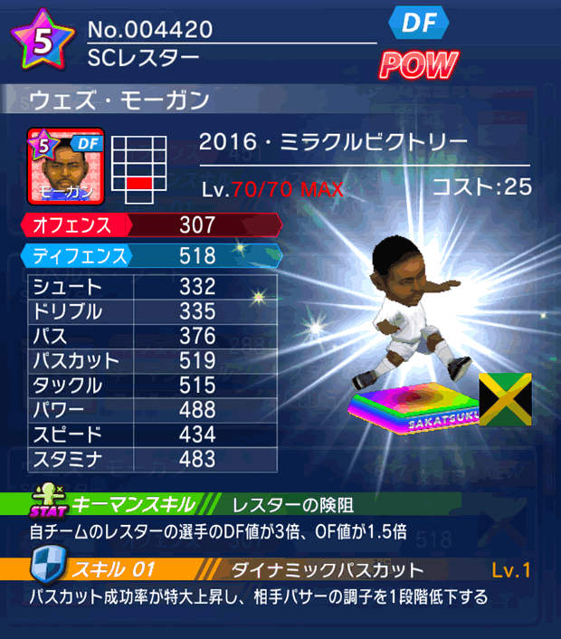 No.04420　ウェズ・モーガン【16・V】