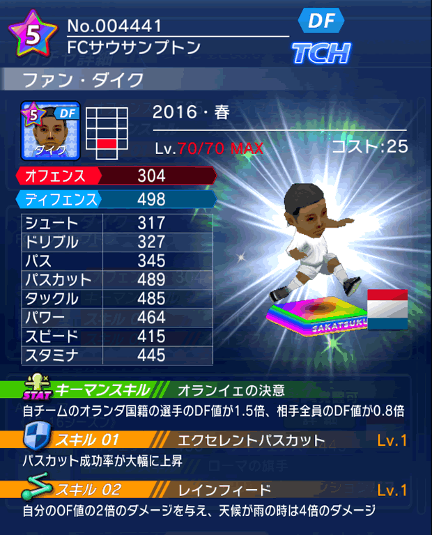 No.04441 ファン・ダイク【16・春】