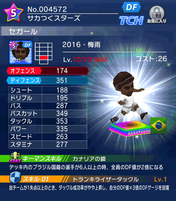 No.04572　セガール【16・梅雨】