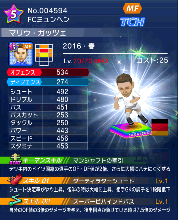 No.04594 マリウ・ガッツェ【16・春】