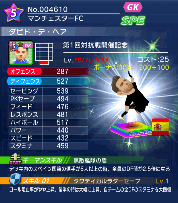 No.04610 ダビド・デ・ヘア【co・BP】