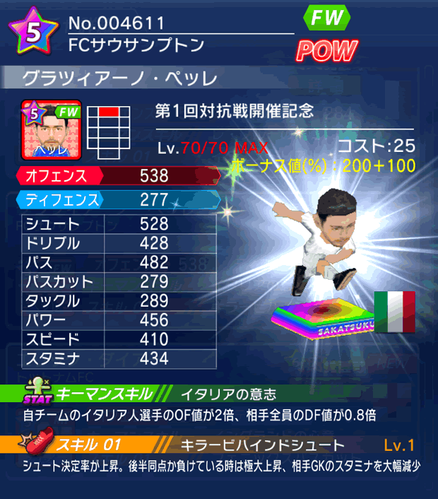 No.04611 グラツィアーノ・ペッレ【co・BP】