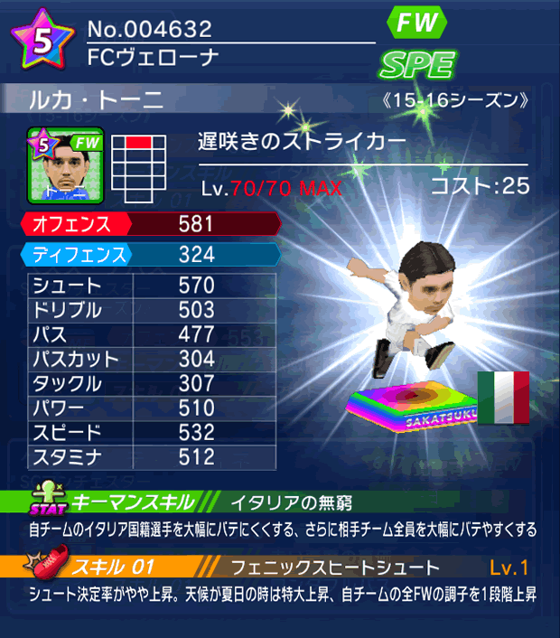 No.04632 ルカ・トーニ【15-16】