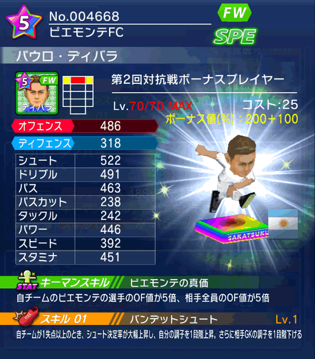 No.04668　パウロ・ディバラ【co・BP】