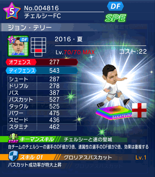 No.04816　ジョン・テリー【16・夏】