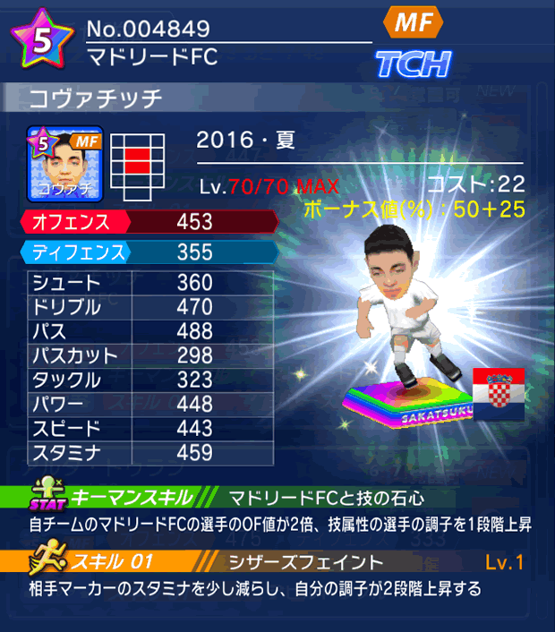 No.04849　コヴァチッチ【16・夏】