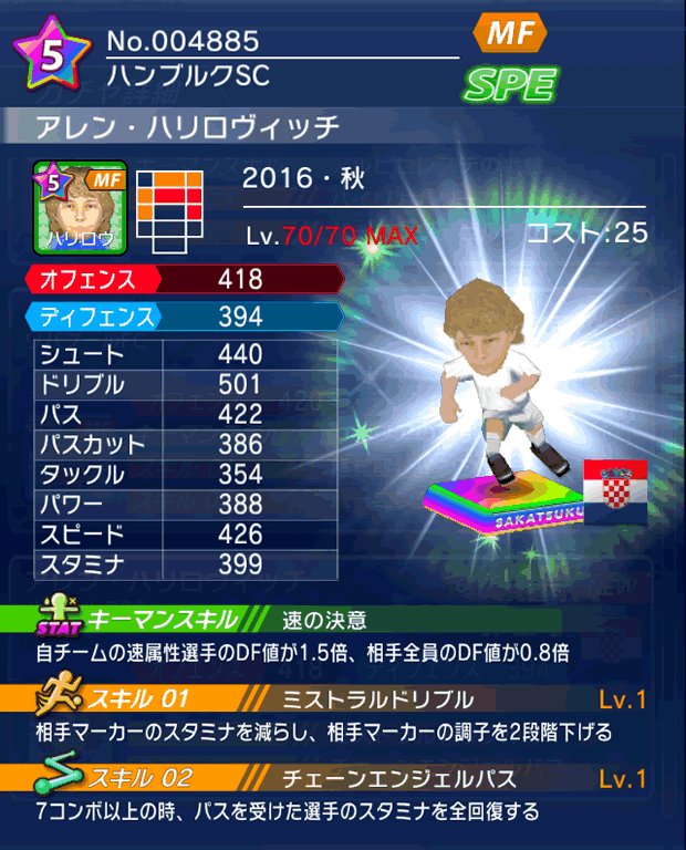 No.04885　アレン・ハリロヴィッチ【16・秋】