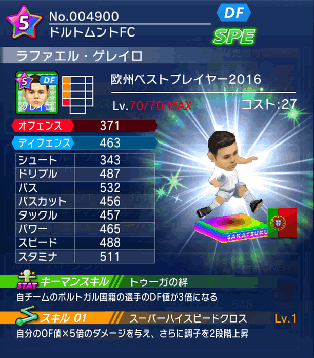 No.04900　ラファエル・ゲレイロ【EU・16】