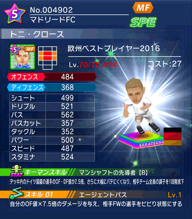 No.04902 トニ・クロース【EU・16】