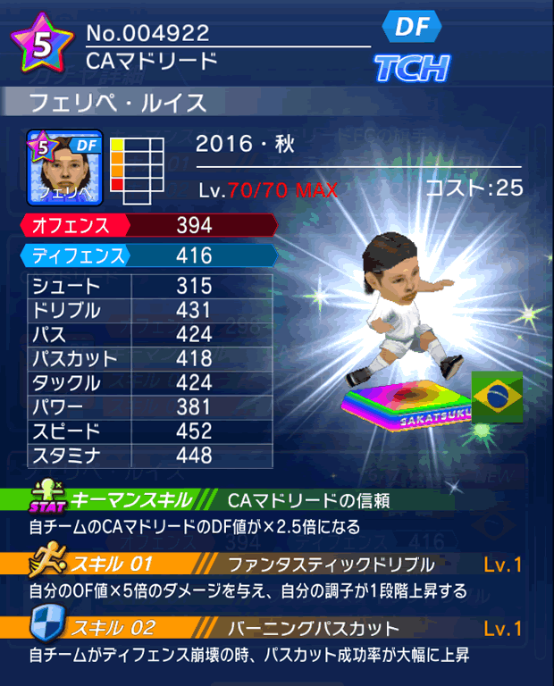 No.04922　フェリペ・ルイス【16・秋】