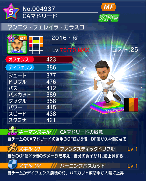 No.04937 ヤンニク・フェレイラ・カラスコ【16・秋】