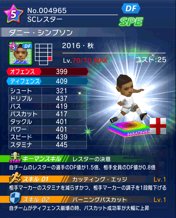 No.04965　ダニー・シンプソン【16・秋】