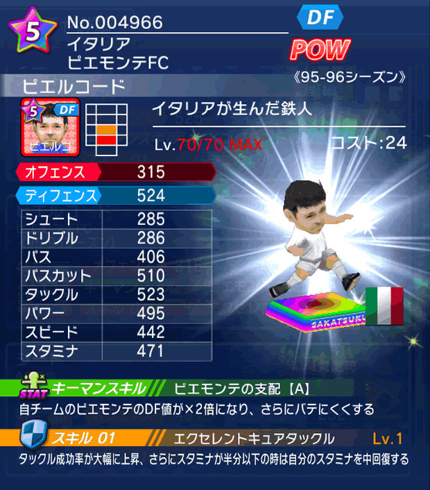 No.04966　ピエルコード【95-96cs】