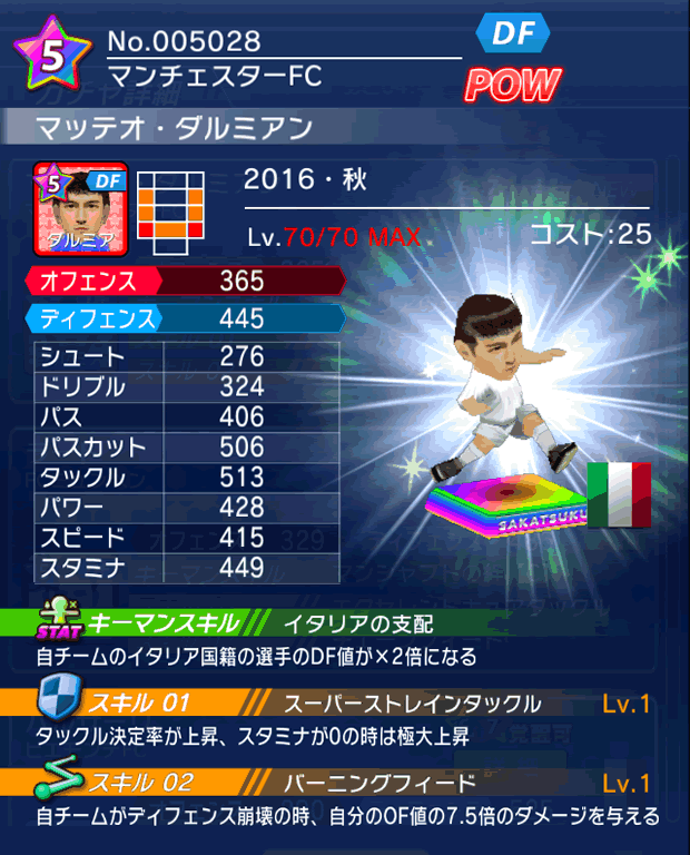 No.05028 マッテオ・ダルミアン【16・秋】