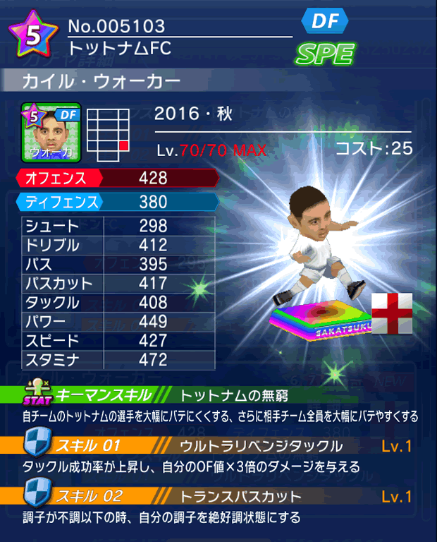 No.05103 カイル・ウォーカー【16・秋】