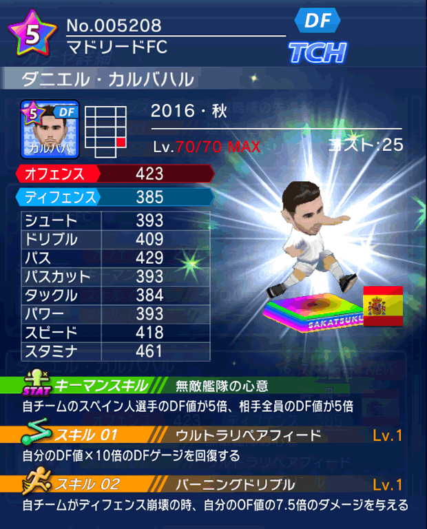 No.05208 ダニエル・カルバハル【16・秋】