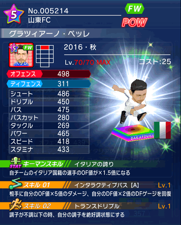 No.05214　グラツィアーノ・ペッレ【16・秋】