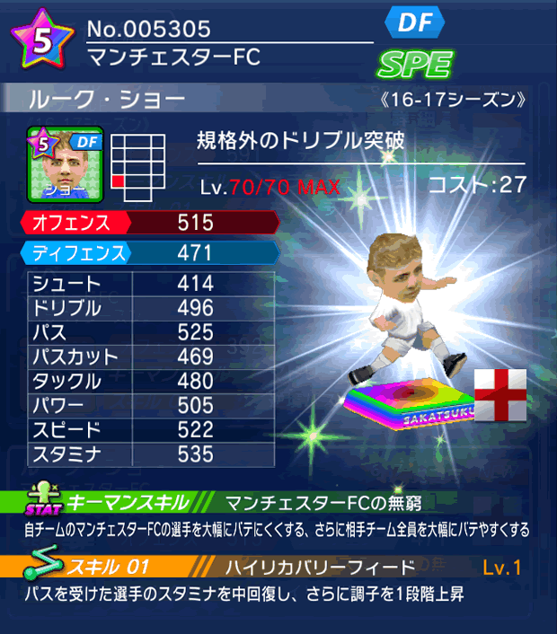 No.05305 ルーク・ショー【16-17】