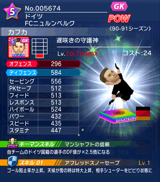 No.05674　カフカ【90-91cs】