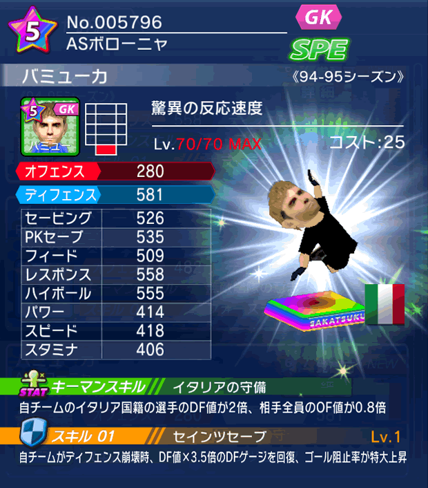 No.05796 バミューカ【94-95LL】