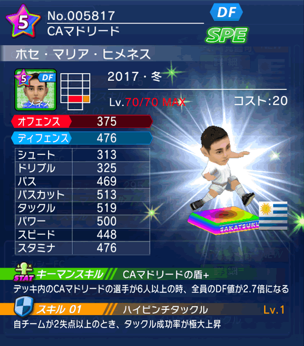 No.05817 ホセ・マリア・ヒメネス【17・冬】