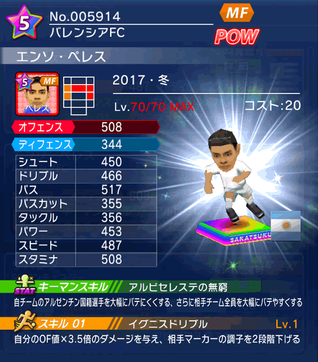 No.05914 エンソ・ペレス【17・冬】