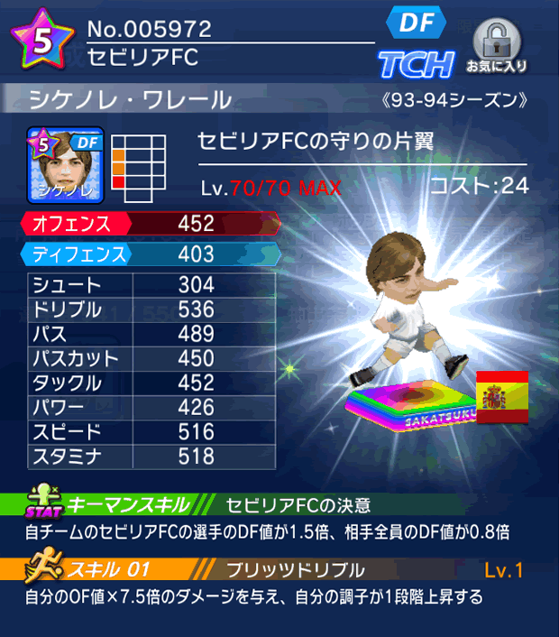 No.05972 シケノレ・ワレール【93-94co】