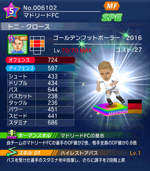 No.06102　トニ・クロース【GFB16】