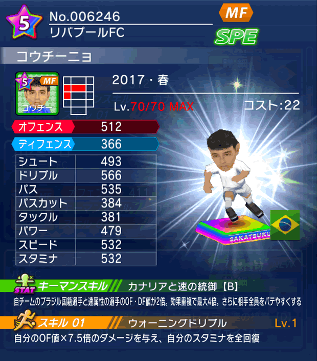 No.06246 コウチーニョ【17・春】