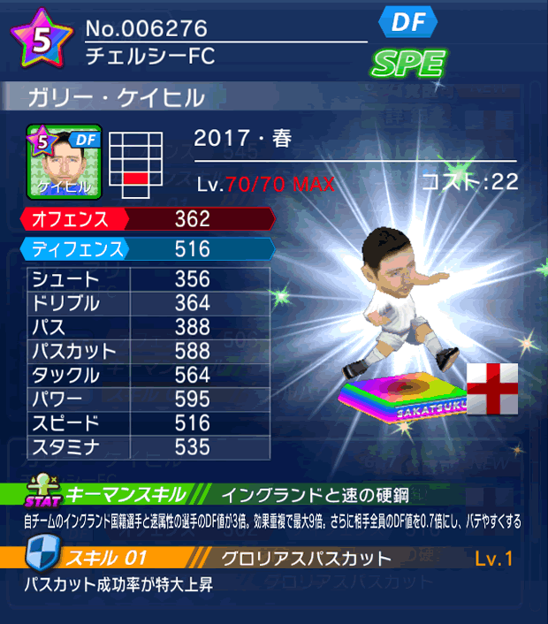 No.06276 ガリー・ケイヒル【17・春】