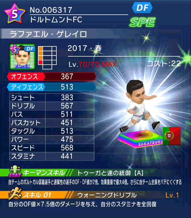 No.06317 ラファエル・ゲレイロ【17・春】