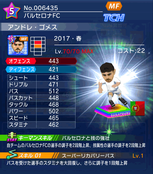 No.06435　アンドレ・ゴメス【17・春】