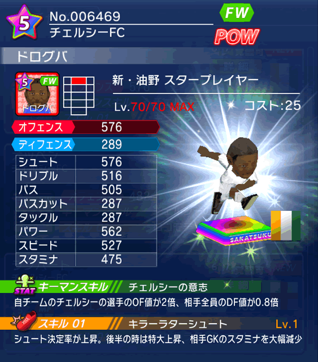 No.06469　ドログバ【新油野・ST】