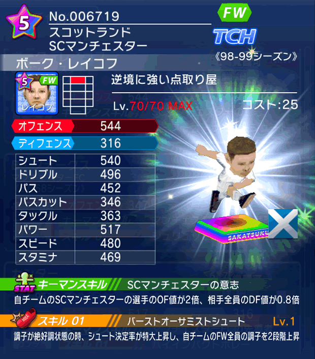 No.06719　ボーク・レイコフ【98-99LL】