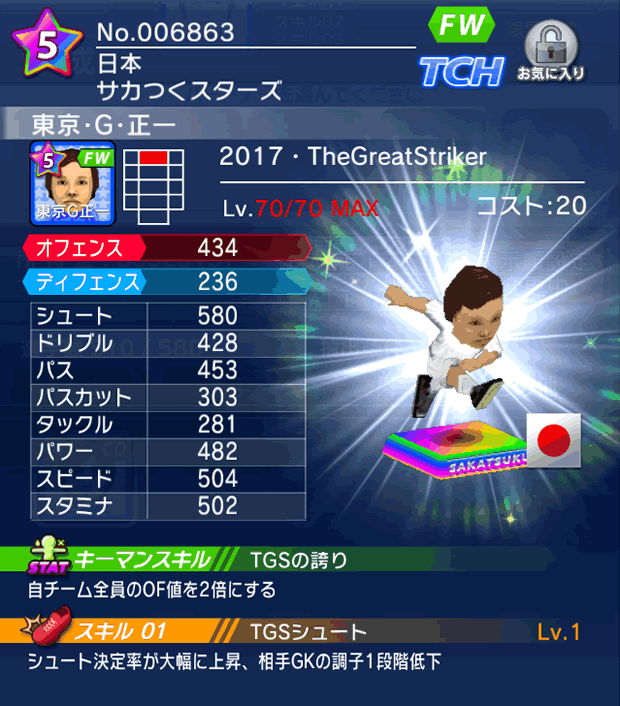 No.06863 東京・G・正一【17・TGS】