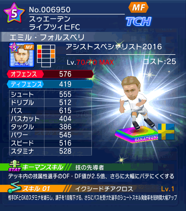 No.06950 エミル・フォルスベリ【ASP・16】