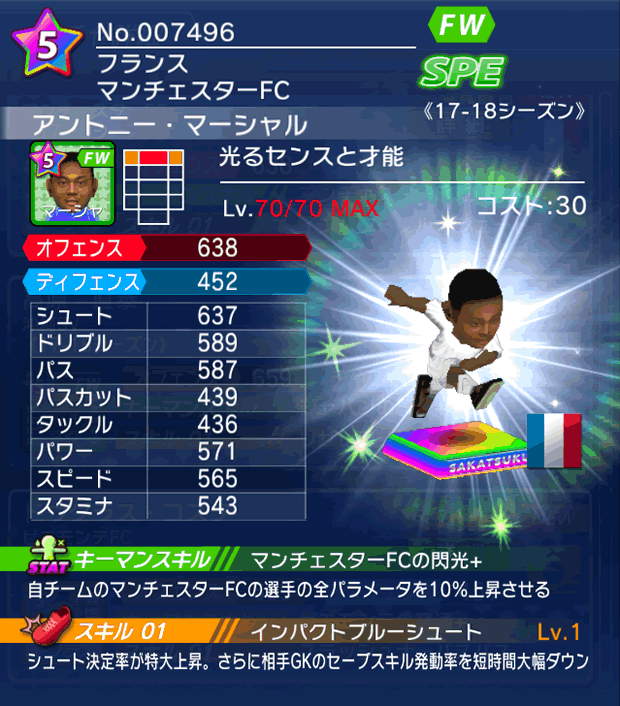 No.07496 アントニー・マーシャル【17-18】