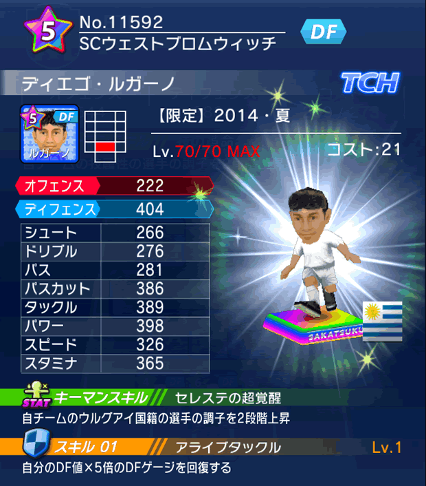 No.11592 ディエゴ・ルガーノ【14・夏】